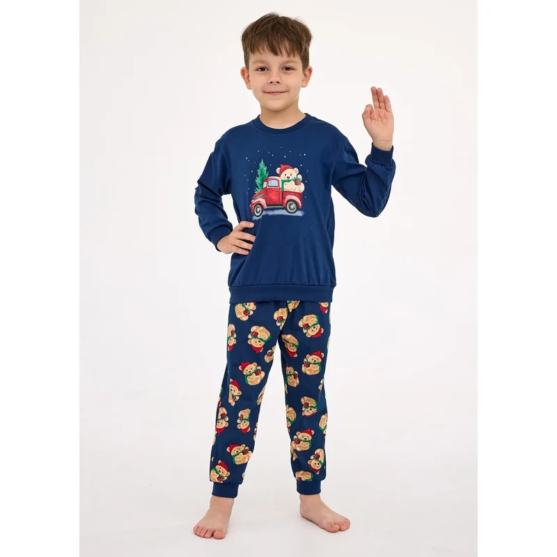 Chlapčenské pyžamo Cornette Kids 593/172 Teddy Christmas 86-128 66862683