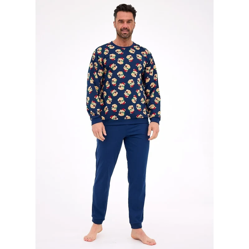 Pánske vianočné pyžamo Cornette 457/299 Teddy Christmas 3XL-5XL 65803804
