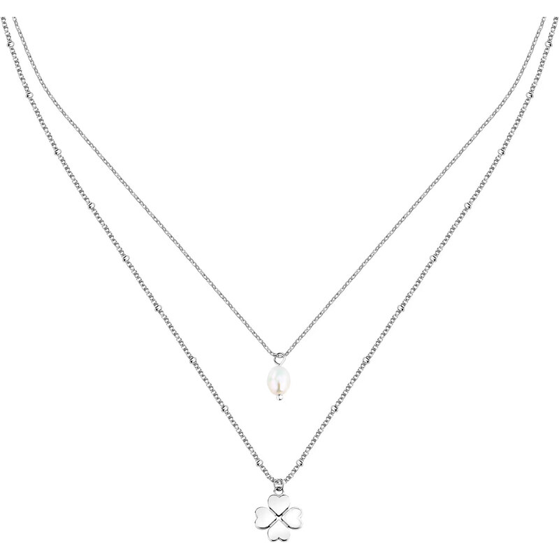 La Petite Story Pozlátený dámsky náhrdelník so štvorlístkom Friendship 66594829