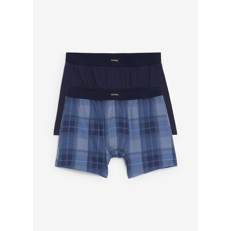 bonprix Midi boxerky, priliehavé, s bavlnou (2 ks v balení), farba 65805908