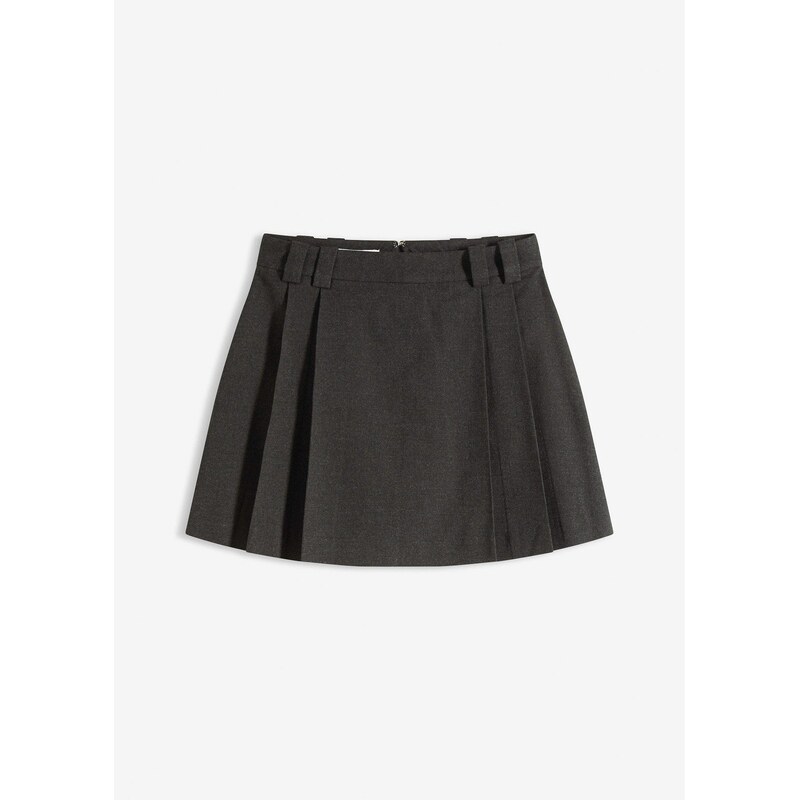 bonprix Šortková sukňa, farba šedá 65806107