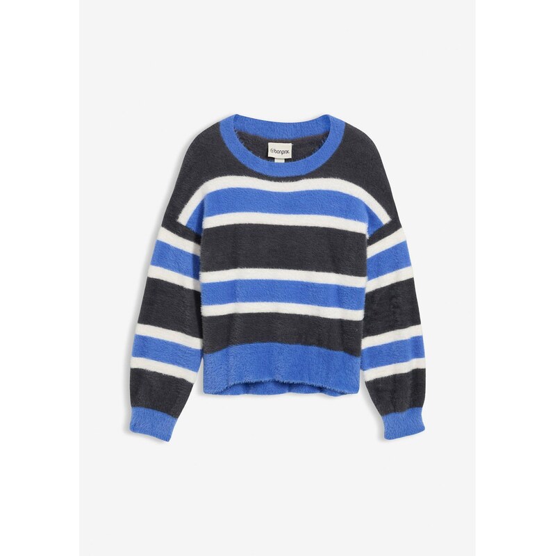 bonprix Oversize-pulóver, farba šedá 65806148