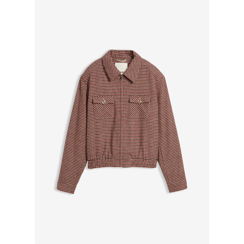 bonprix Bluzón z mäkkého vlneného mixu, farba béžová 65806410