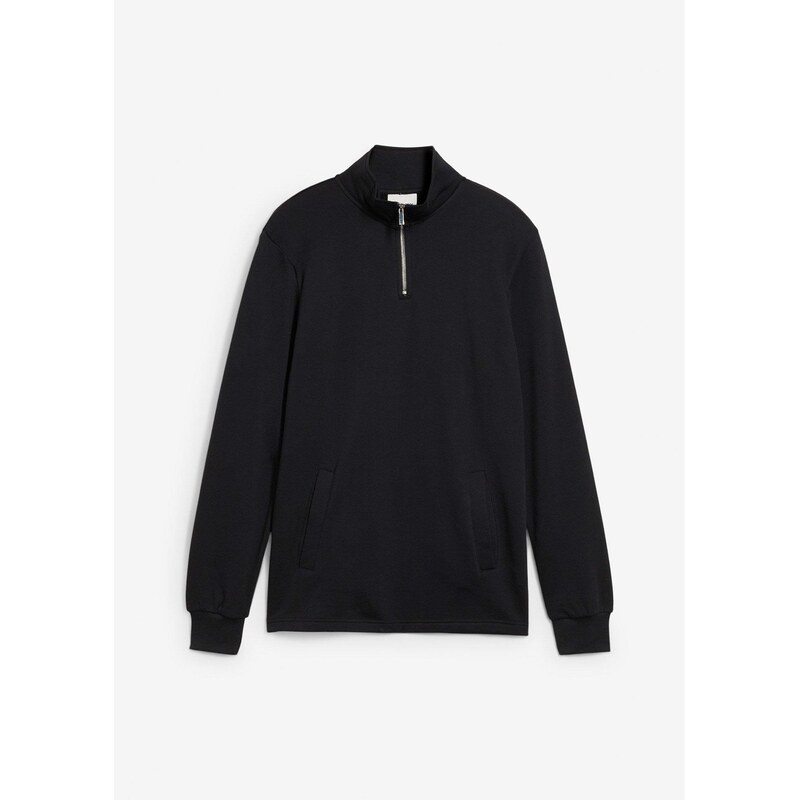 bonprix Mikina s praktickými vreckami a rovným lemom, z čistej bio 65806484