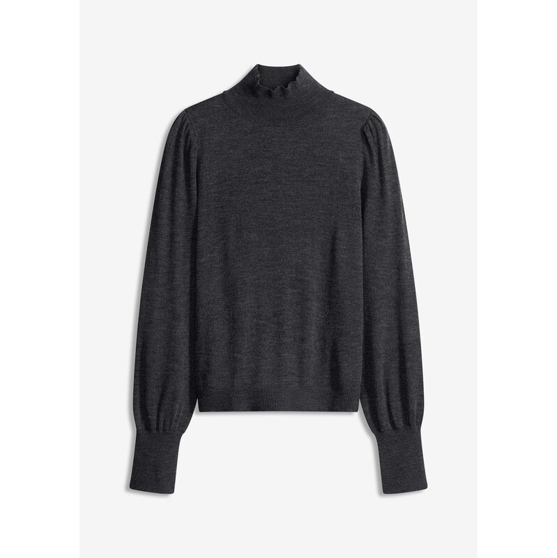 bonprix Jemne pletený pulóver, farba šedá 65806523