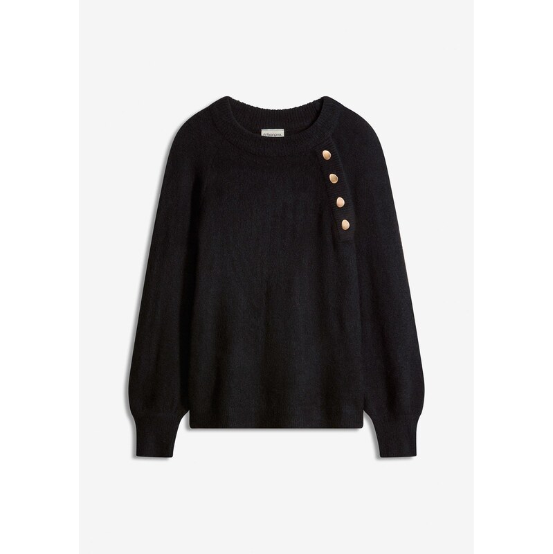 bonprix Pulóver, farba čierna 65806530