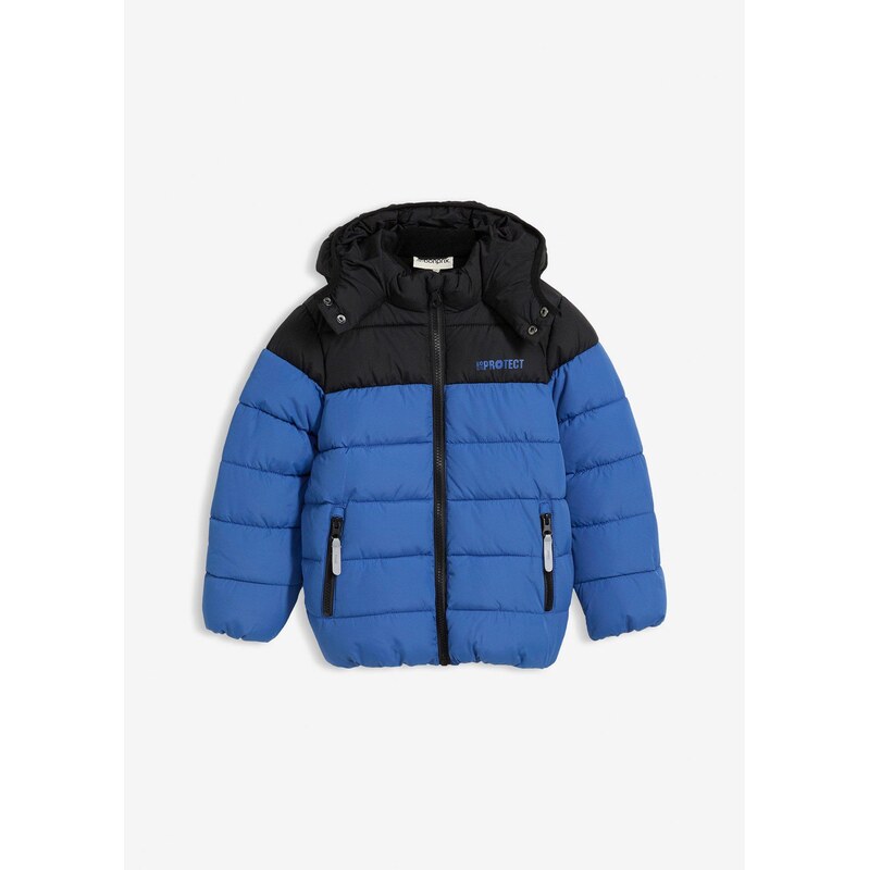 bonprix Zimná bunda, prešívaná, odpudzuje vodu, farba modrá 65806619