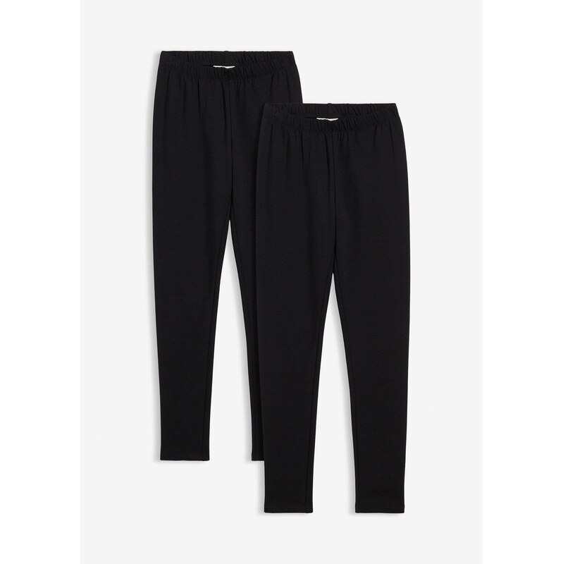 bonprix Termo legíny (2 ks v balení), farba čierna 65806640