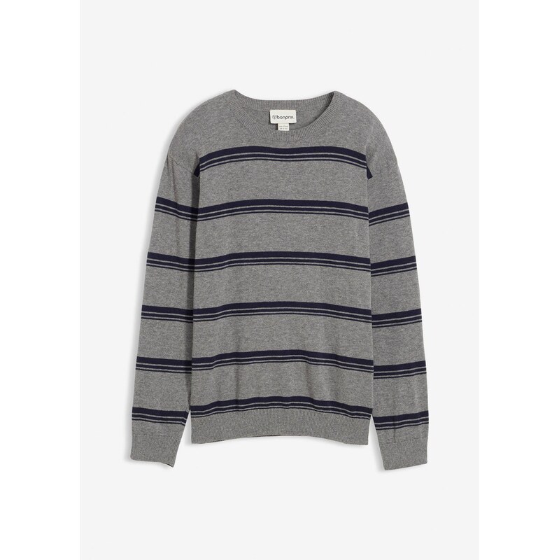 bonprix Jemne pletený pulóver z čistej recyklovateľnej bavlny, farba 65806668