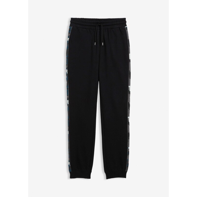 bonprix Tepláky s bio bavlnou, farba čierna 65806699