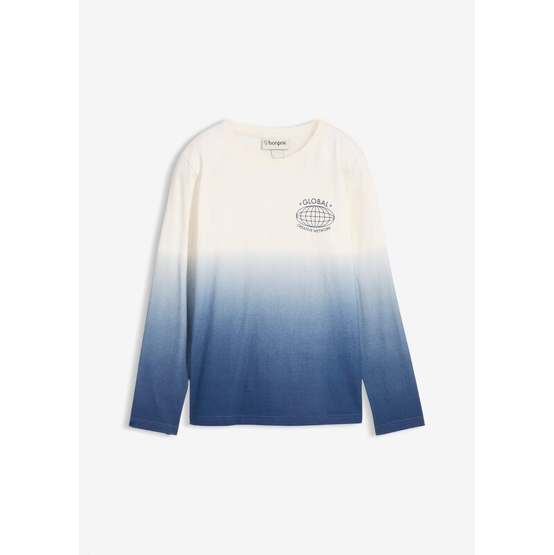 bonprix Tričko s dlhým rukávom z čistej bio bavlny, farba biela 65806770