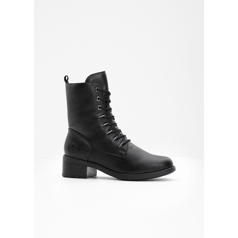 bonprix Šnurovacie čižmy Rieker, farba čierna 65806861