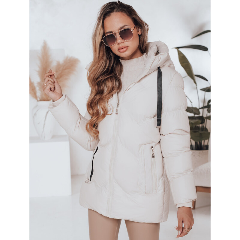 BASIC Smotanová dámska zimná prešívaná bunda SALVONA TY5004 65808697