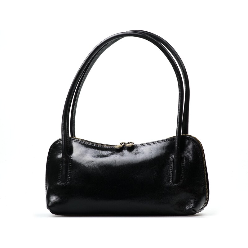 Blaire Kožená kabelka Telsa čierna 65807365