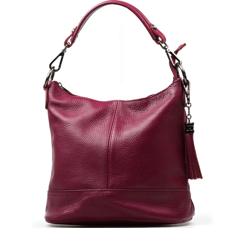 Blaire Kožená kabelka Sonia vínovo červená 65807363
