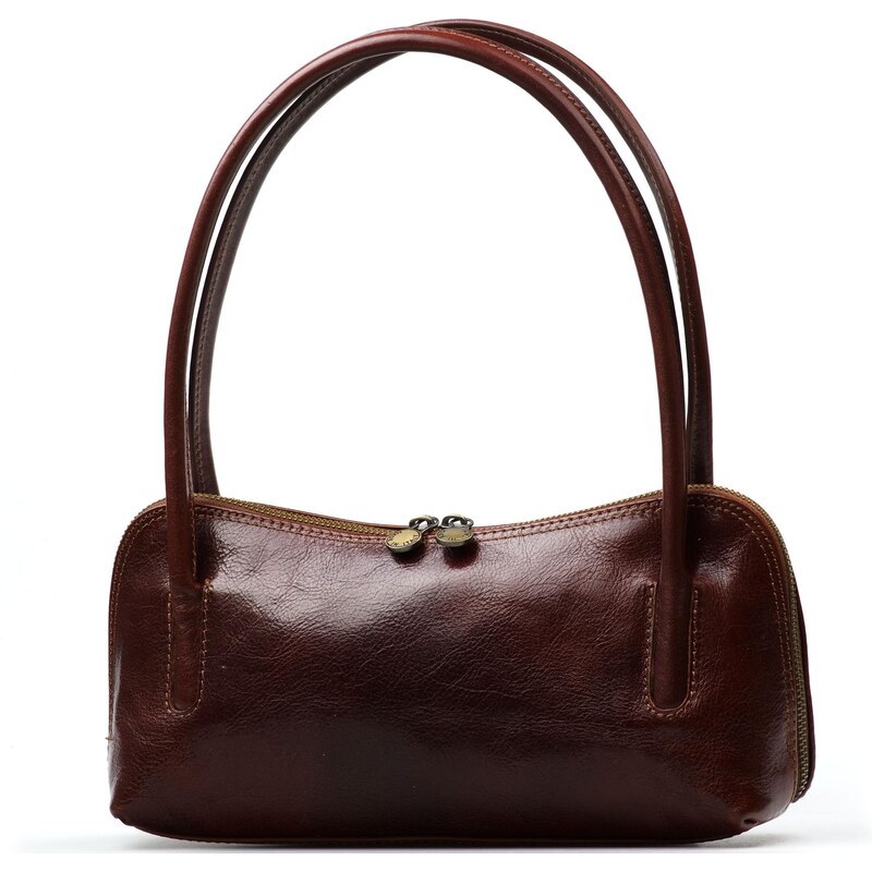 Blaire Kožená kabelka Telsa hnedá 65807366