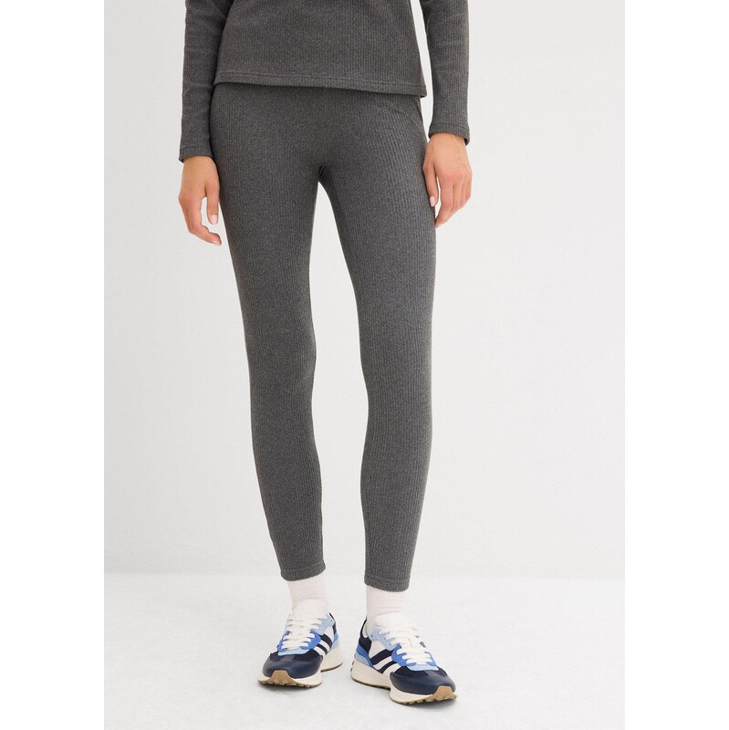 bonprix Termo legíny, teplé, farba šedá 65806159