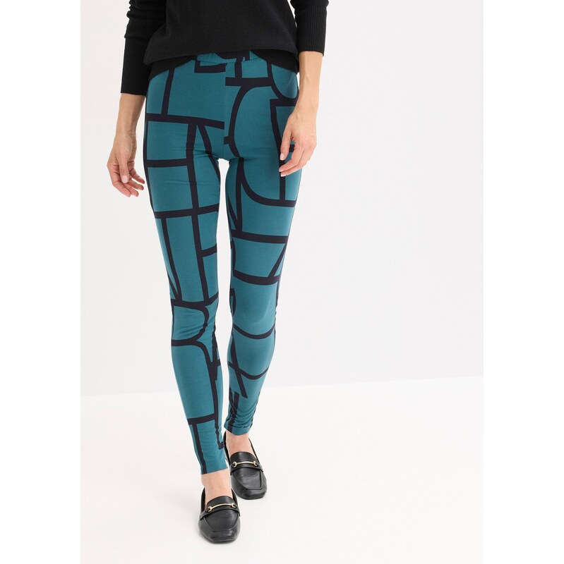 bonprix Legíny s potlačou, farba modrá 65806429