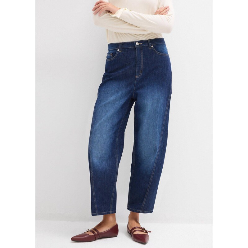 bonprix Džínsy baggy High Waist, farba modrá 65806549