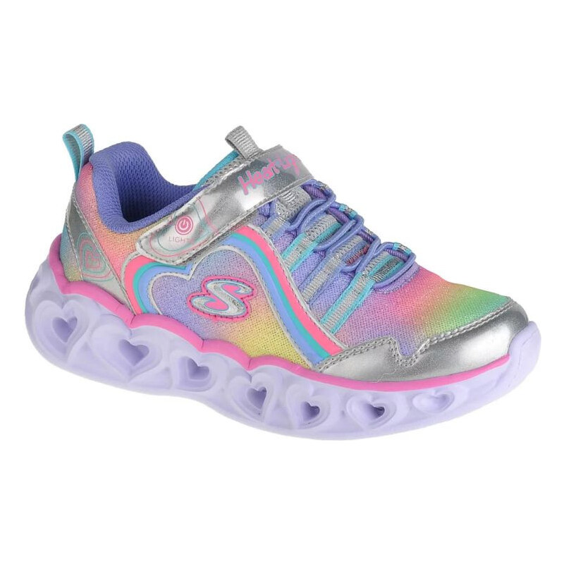 Skechers Heart Lights-Rainbow Lux 302308L-SMLT Grey 27 65808091