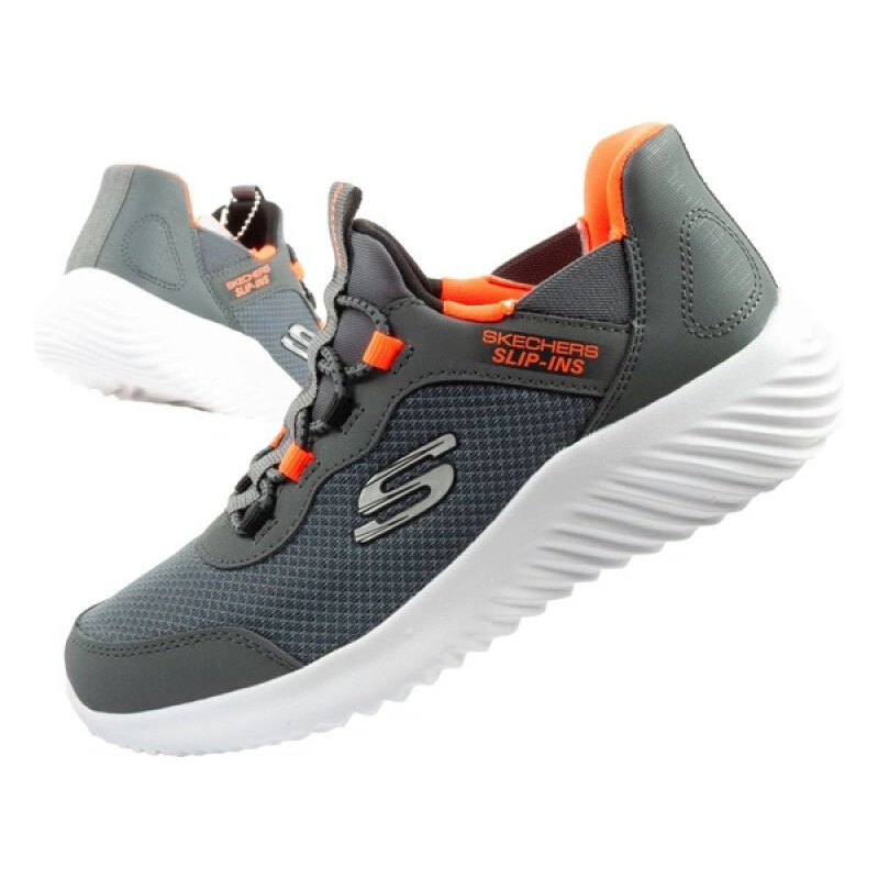 Skechers Bounder Slip-ins Detská športová obuv pre mládež Grey 65808357