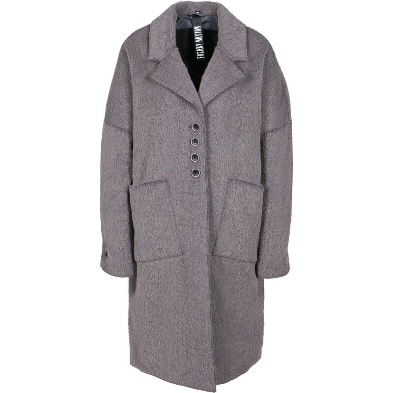 FREAKY NATION Prechodný kabát grafitová 65812282