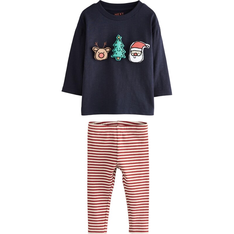 Next Set námornícka modrá / zelená / červená / biela 65887790