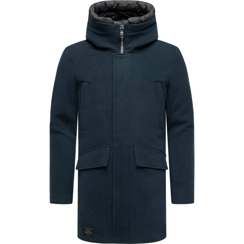 STONE HARBOUR Zimný kabát Fenroos námornícka modrá 65893342