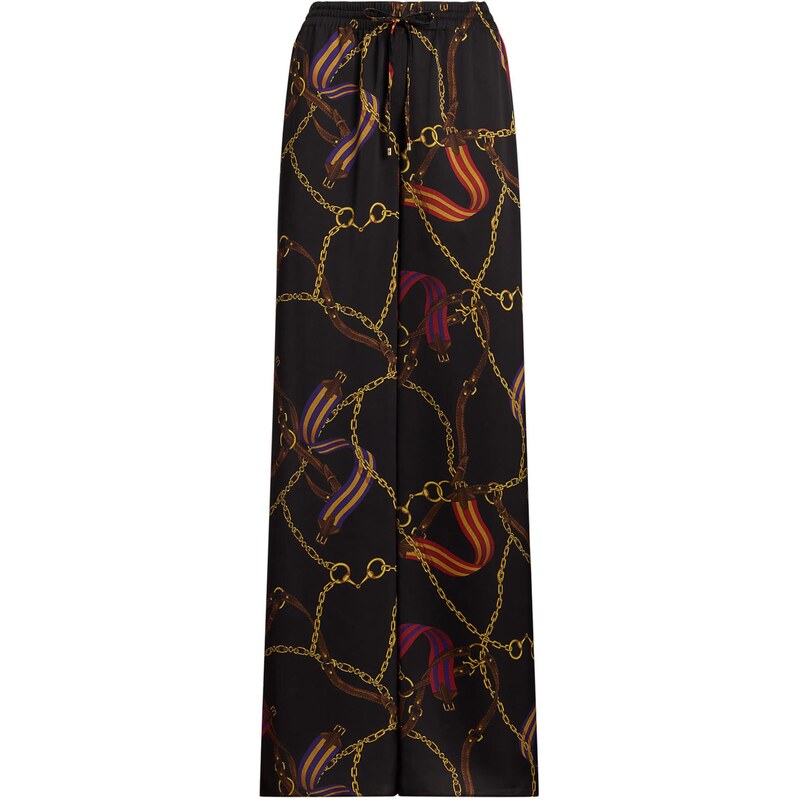 Lauren Ralph Lauren Nohavice ZIAKASH zlatá žltá / tmavofialová / 65816501