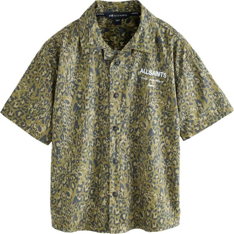 smALLSAINTS Košeľa Underground antracitová / olivová / svetlozelená 65893866