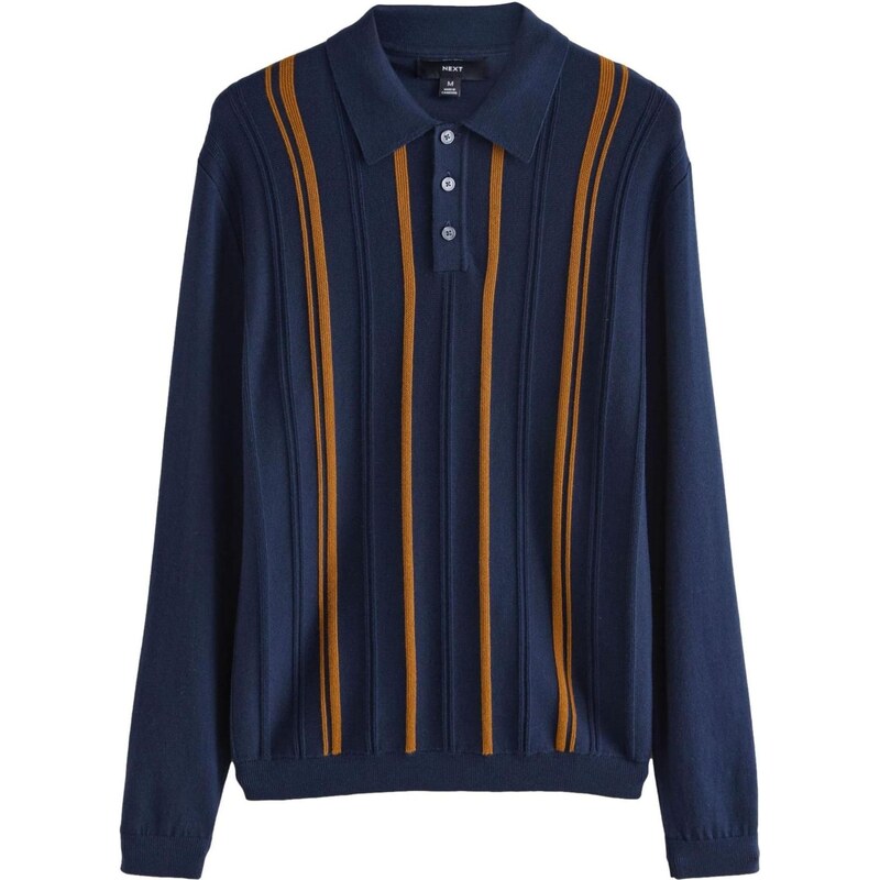 Next Tričko námornícka modrá / oranžová 65816868