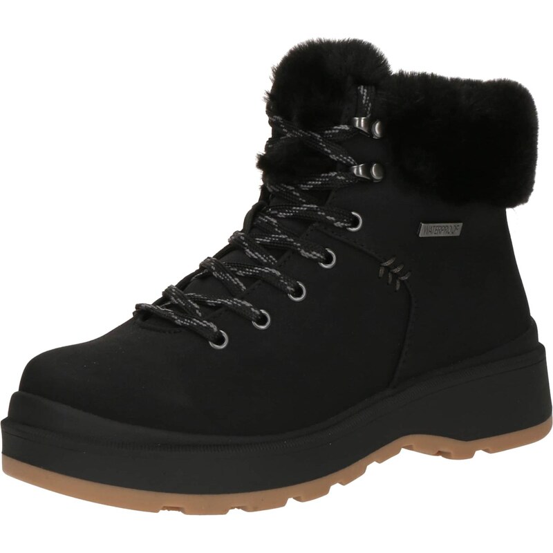 SKECHERS Šnurovacie členkové čižmy PARK CITY čierna 65816939