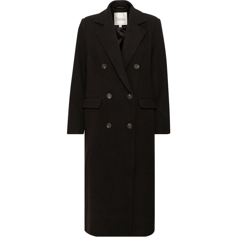 My Essential Wardrobe Prechodný kabát MWFrannie tmavohnedá 66009764