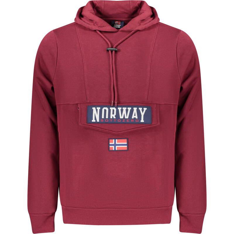 Štýlová Pánska Mikina bez zipsu NORWAY 1963 Classic Fialová 66049542