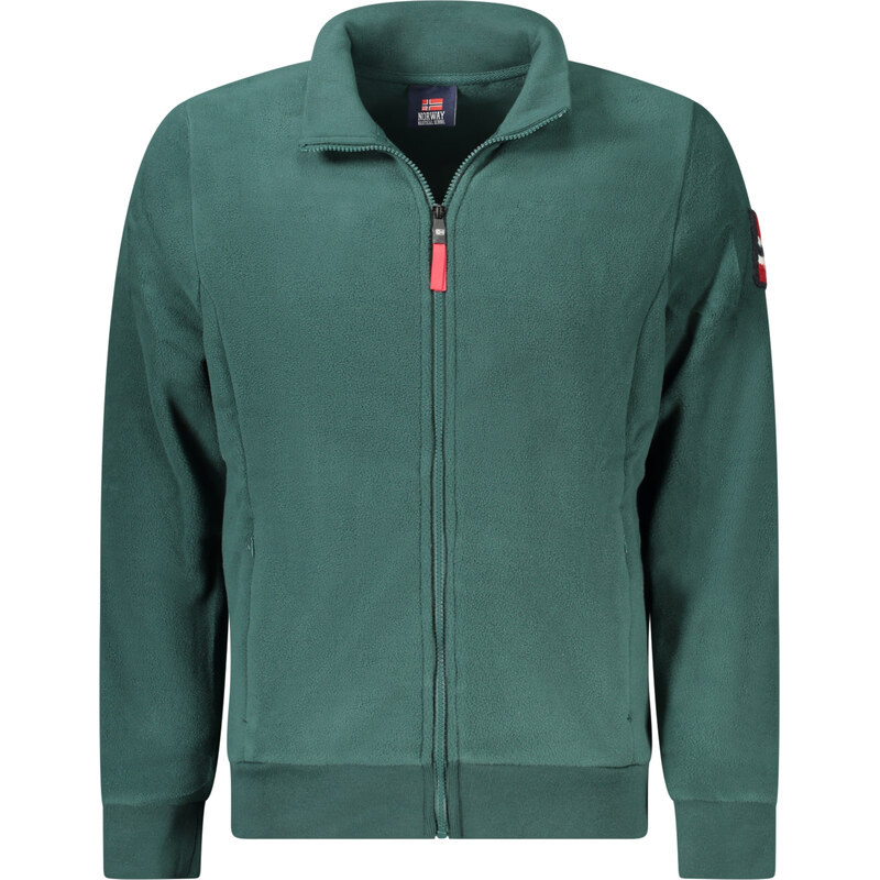 Štýlová Pánska Mikina so zipsom NORWAY 1963 Zelená 66076614