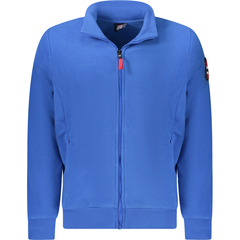 Perfektná Pánska Mikina na zips NORWAY 1963 Modrá 66011671