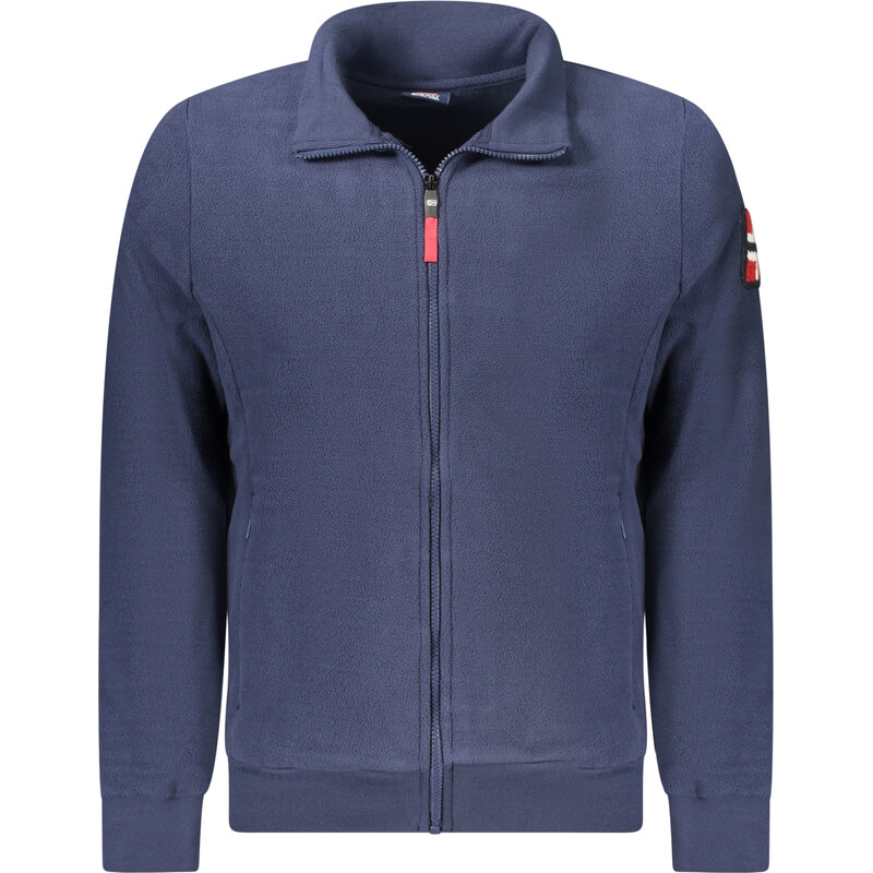 Kvalitná Pánska Mikina so zipsom NORWAY 1963 Modrá 66617768