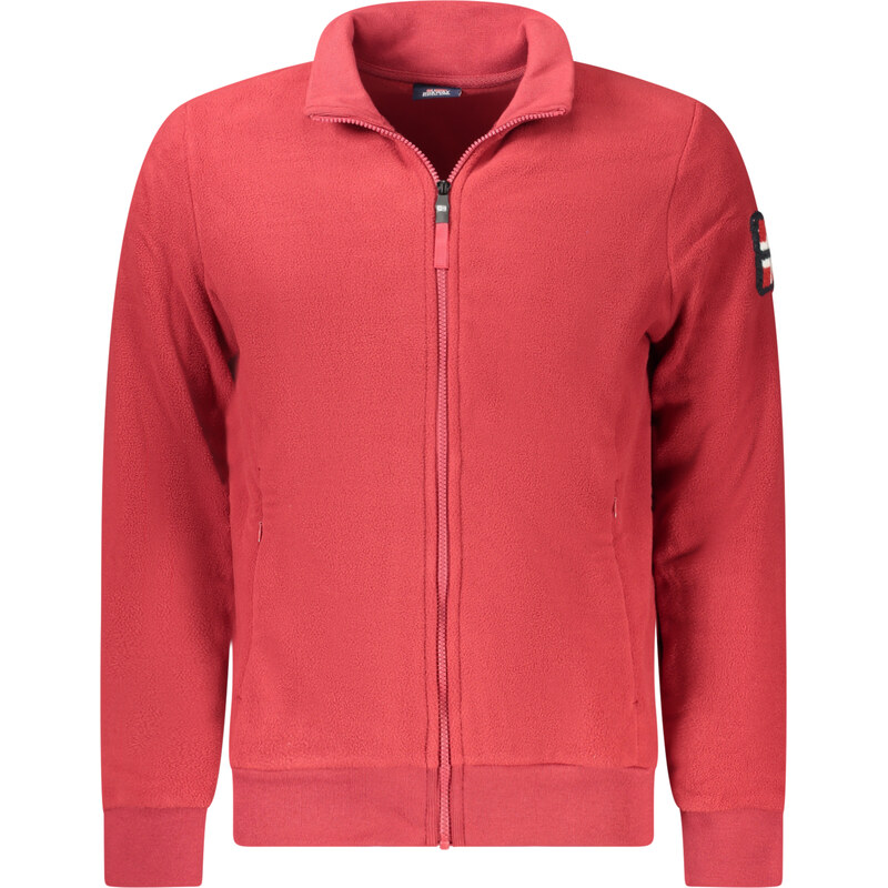 Perfektná Pánska Mikina na zips NORWAY 1963 Červená 66011672