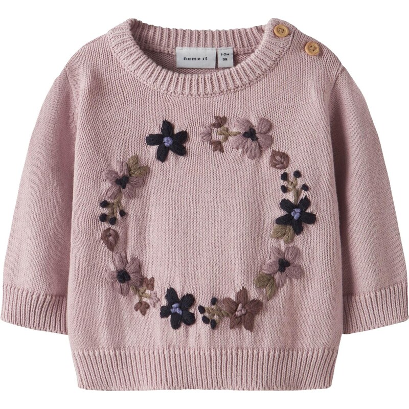 NAME IT Sveter NBFOPAIR opálová / hnedá / olivová / svetlofialová 65817058