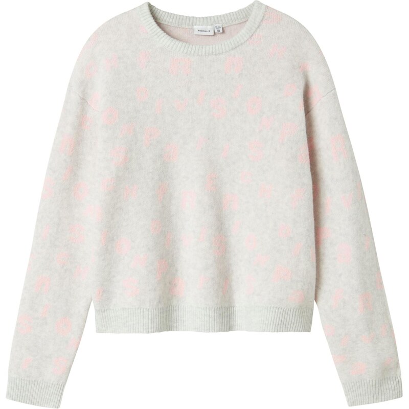 NAME IT Sveter NKFOLINE biela melírovaná 65817091