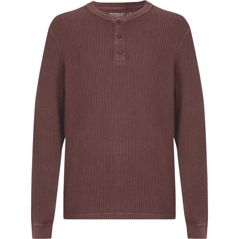 Abercrombie & Fitch Tričko CLASSIC čokoládová 65817125