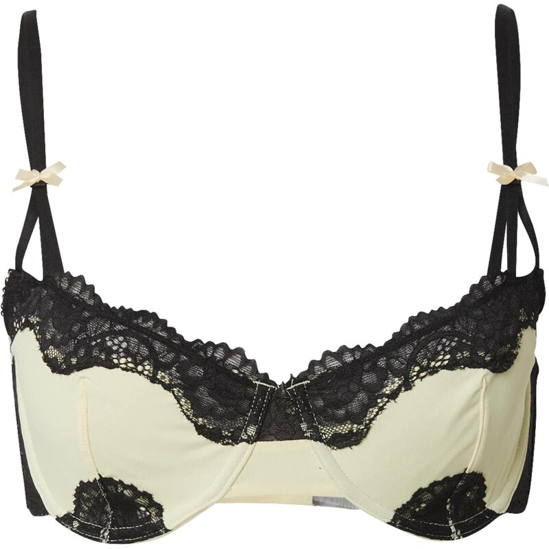 WILD LOVERS Podprsenka SIERRA pastelovo žltá / čierna 65817130