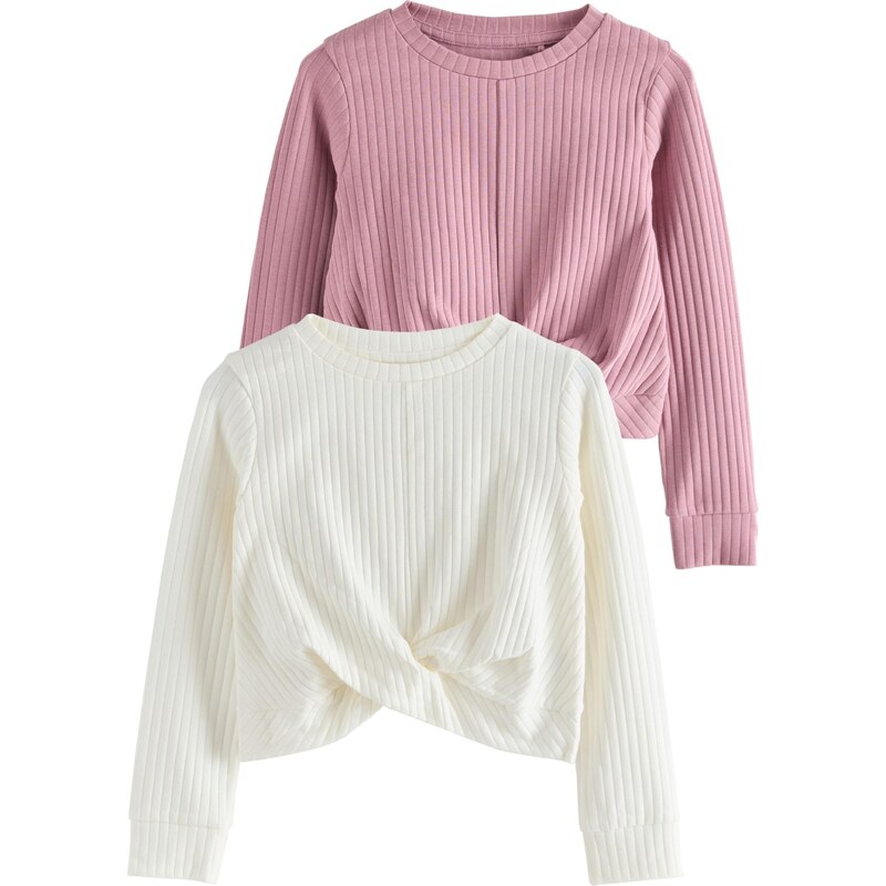 Next Tričko staroružová / biela 65886712