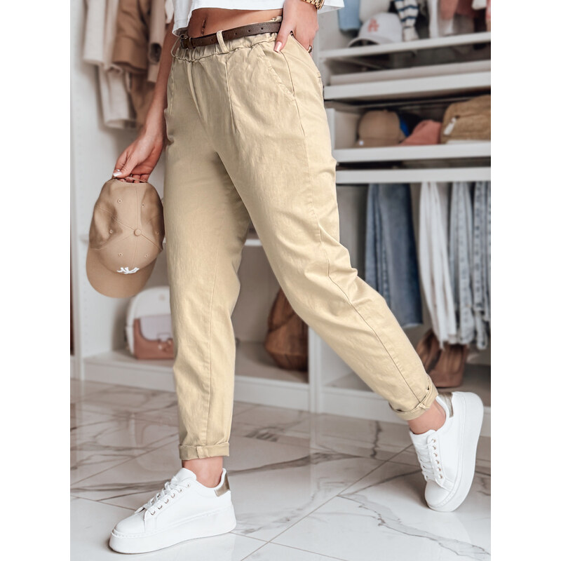 DStreet Dámske chinos nohavice s pásom RELCIX 64677659