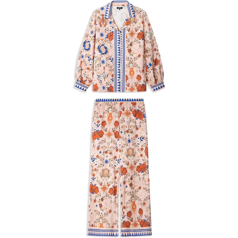 Gisela Pyžamo zmiešané farby / rosé 65891637