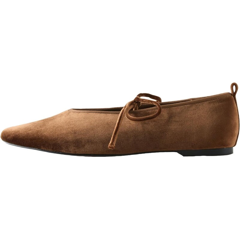 Next Baleríny s ramienkom karamelová 65894486