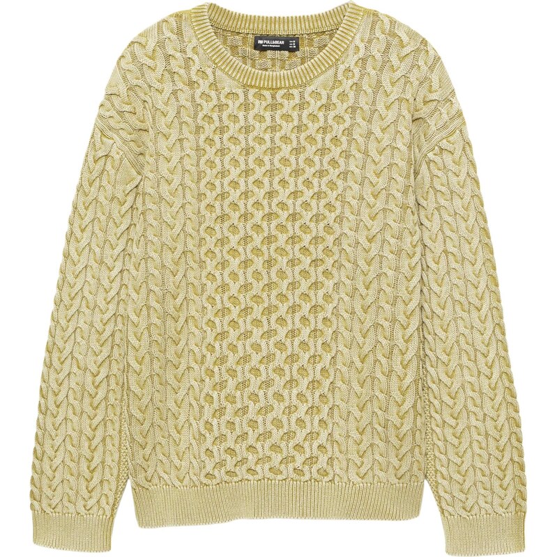 Pull&Bear Sveter kaki 65896417