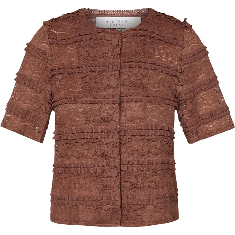 SISTERS POINT Blúzka NAN hnedá 65817040
