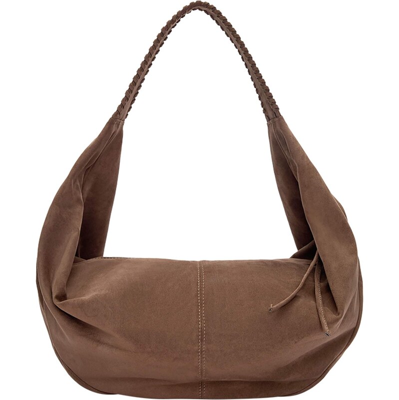 Pull&Bear Kabelka na rameno hnedá 65896552