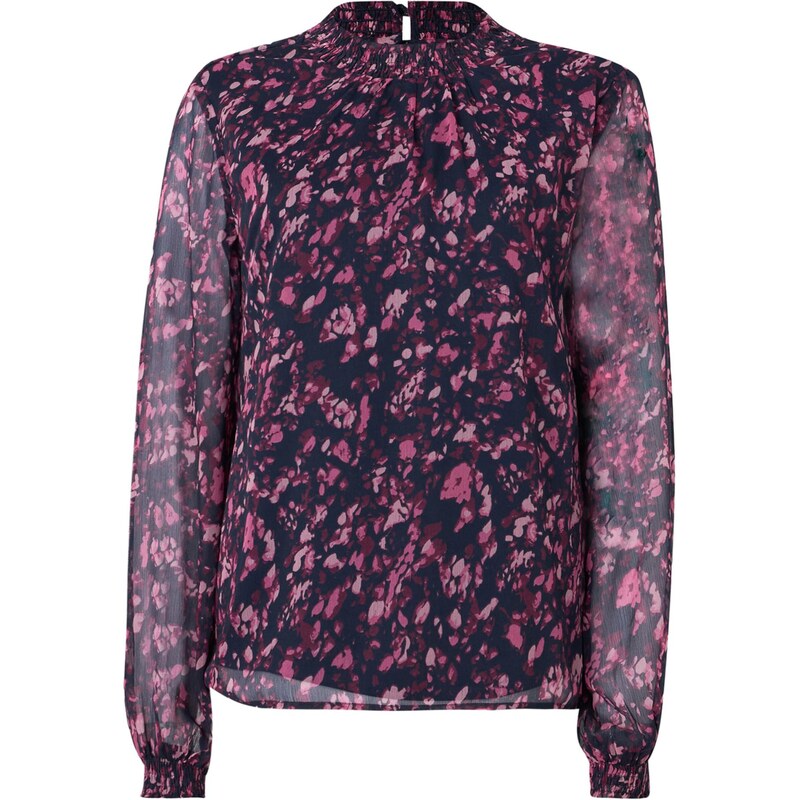 VILA Blúzka VIFALIA svetlofialová / čierna 65896567